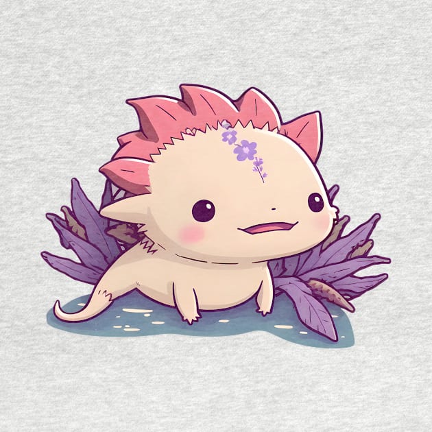 Beautiful Pink Axolotl by Cute Planet Earth Mini